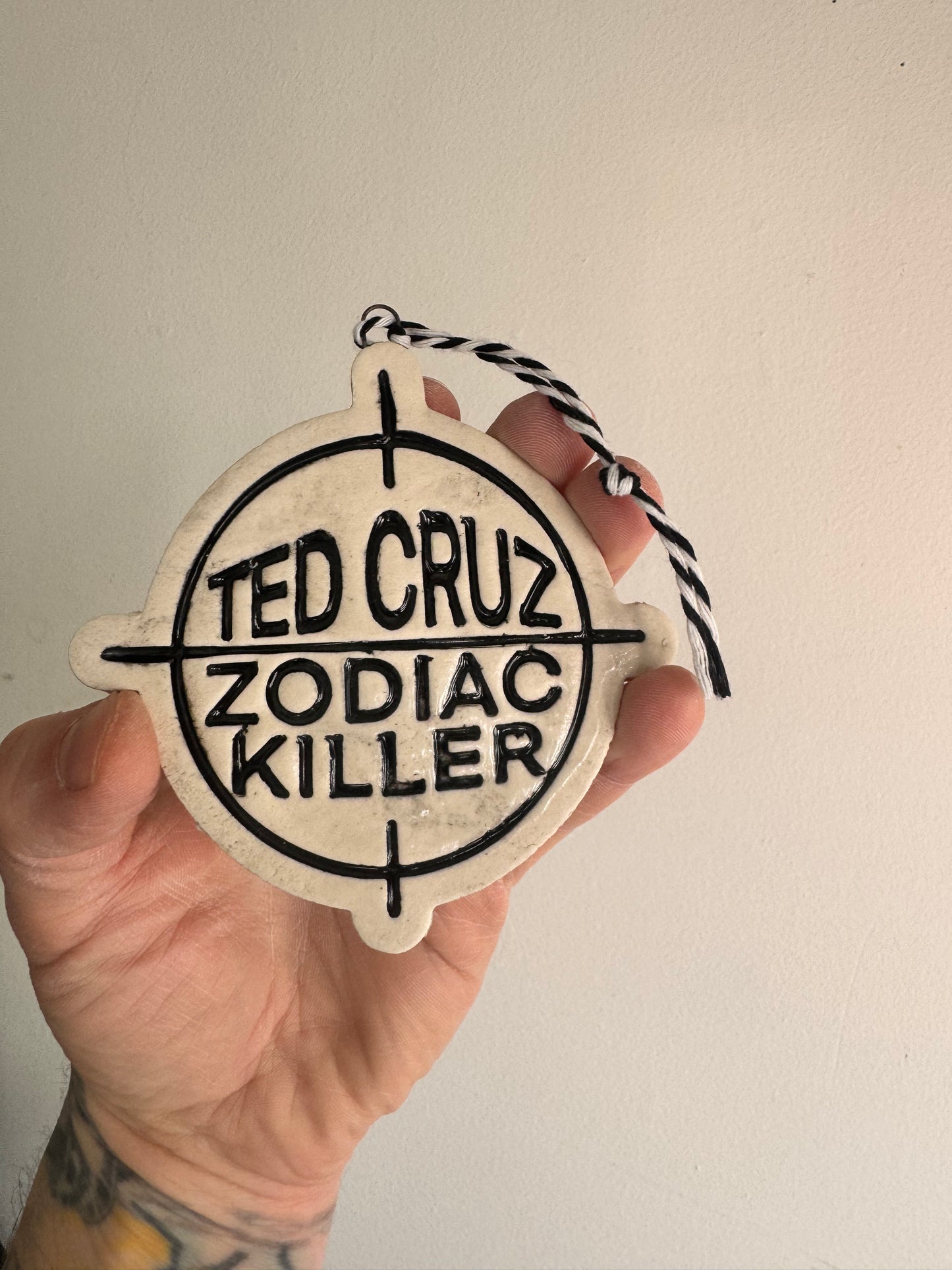 Ted Cruz Zodiac Killer Ornament