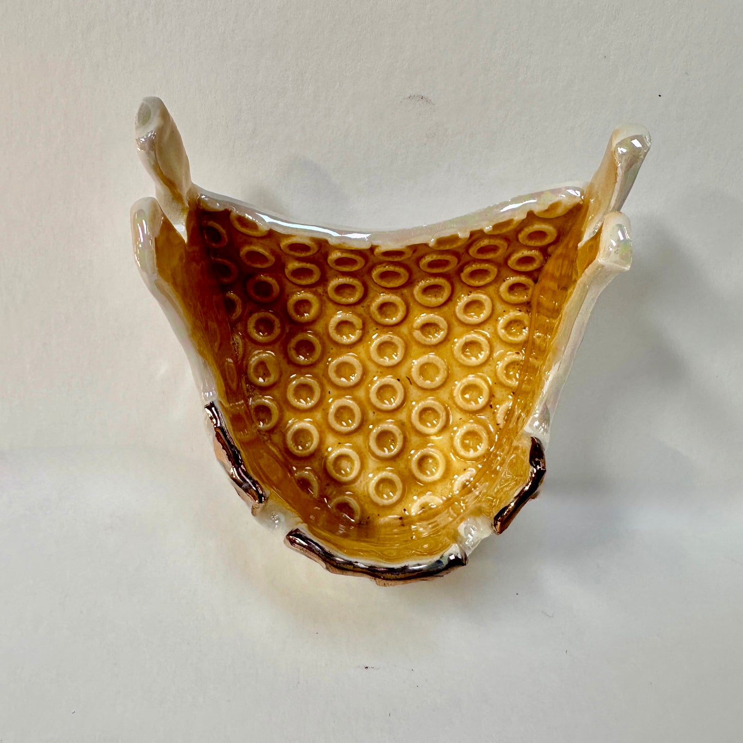 Yellow Textured Jawbone Tray