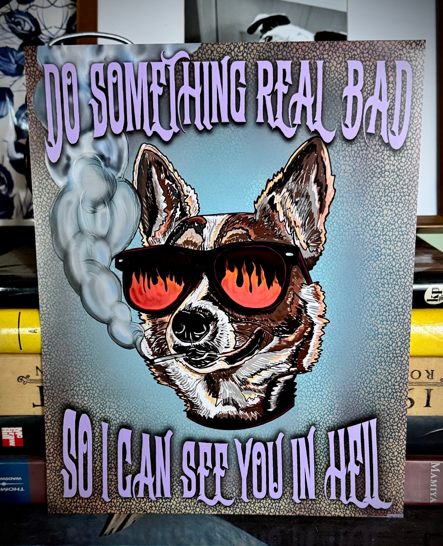 Evil Corgi Print