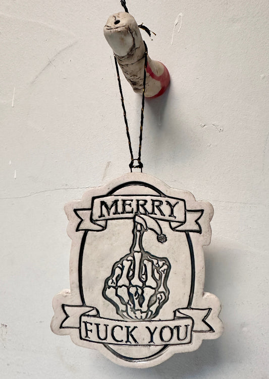 Merry F You Ornament