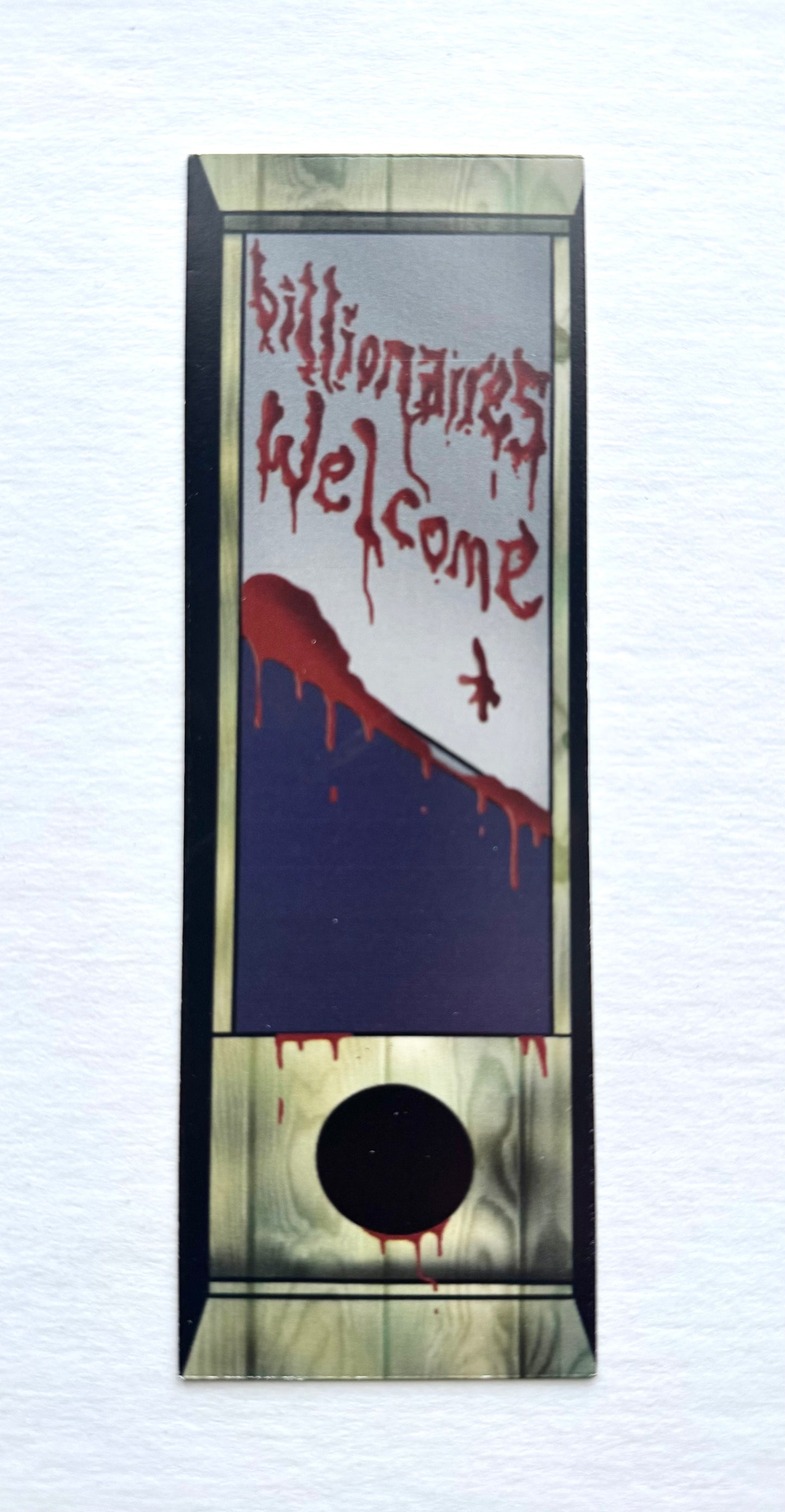 Guillotine bookmark