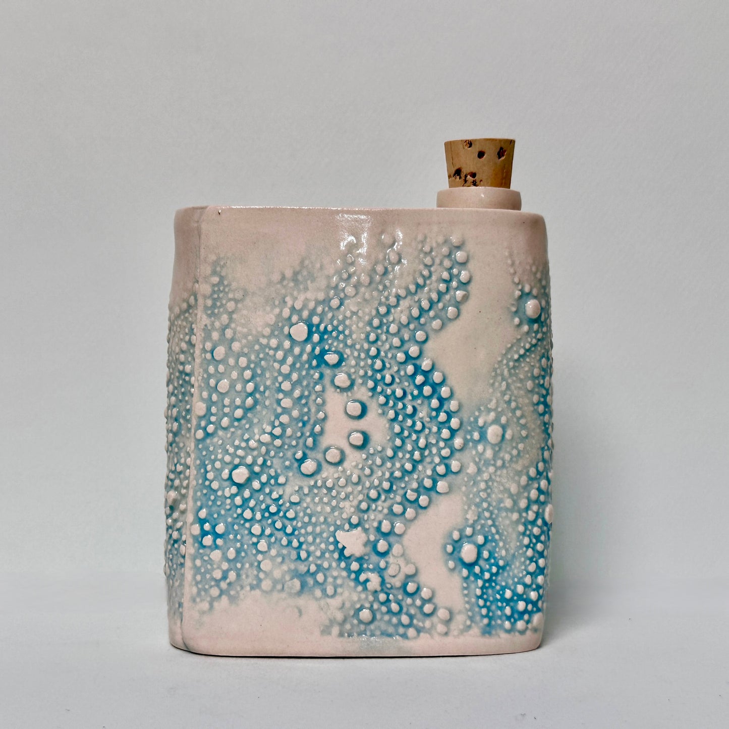 Blue F It Flask