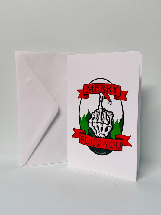 Merry F You Card