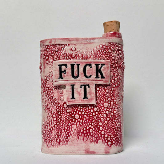 Red F It Flask