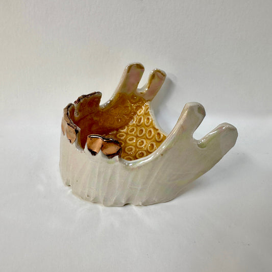 Yellow Textured Jawbone Tray