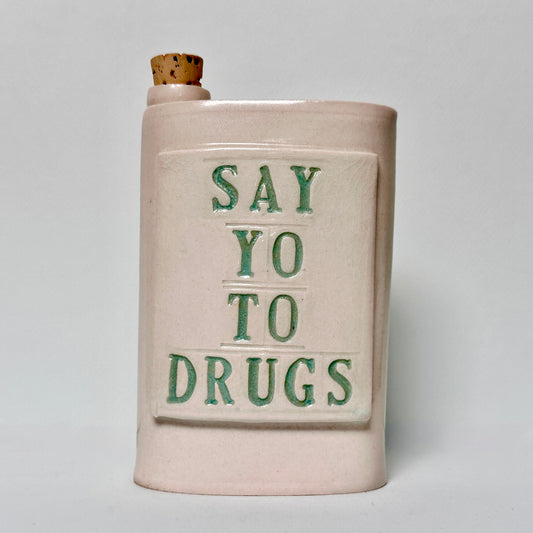 Green Say Yo Flask