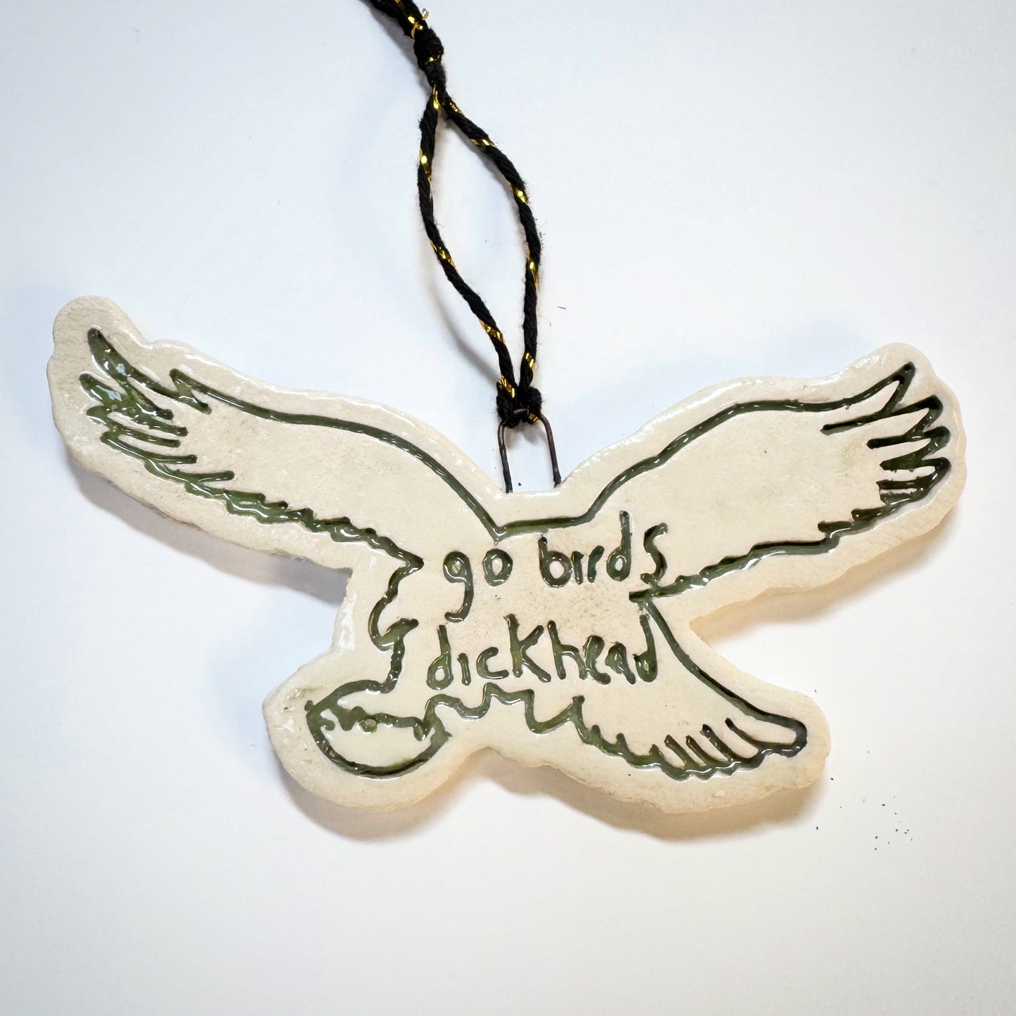 Go Birds Dickhead ornament