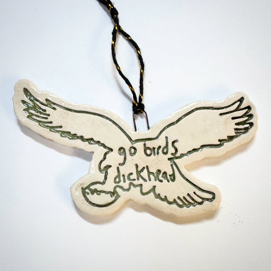 Go Birds Dickhead ornament