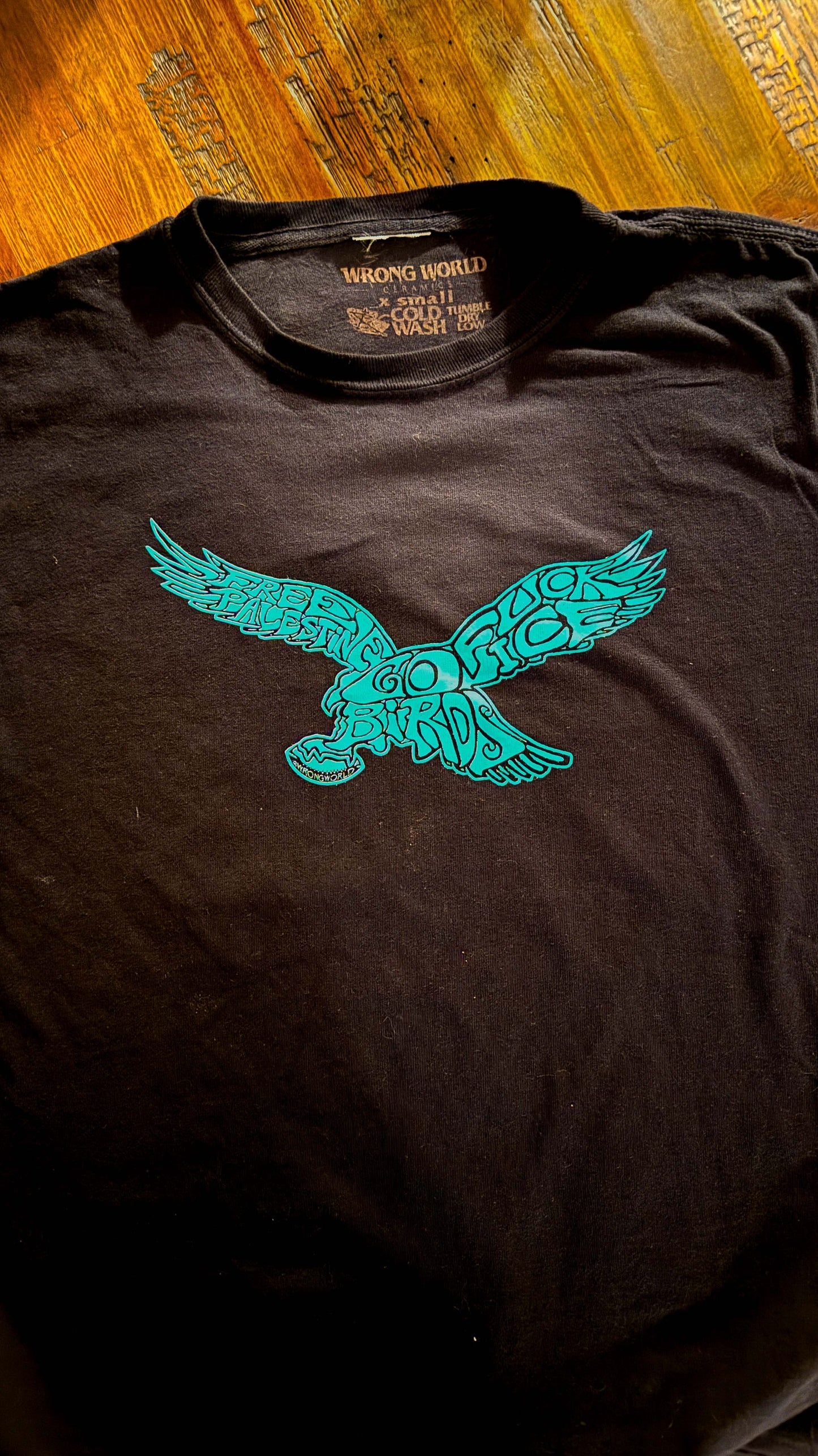 Go Birds Free Palestine Fuck ICE shirt